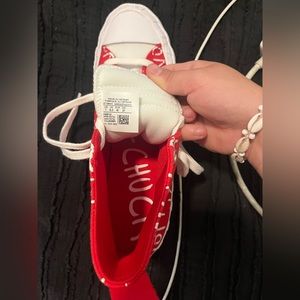 Red converse